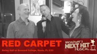 On the Red Carpet at Bailey Hall with Greg Triggs of Broadway's Next Hit Musical