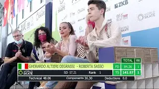AWC22 - Gherardo Altieri Degrassi & Roberta Sasso - Dance: Free Dance Junior & Senior (22.05.2022)