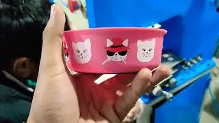 Dog & Pet bowl 3 color pad printing machine +918802859500