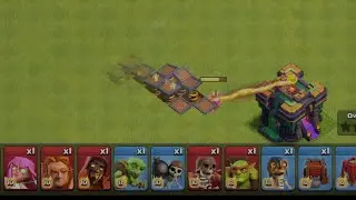 All Ground Troops vs Spring Traps || Base full of spring traps vs Max ground troops