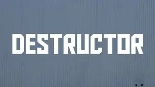 12th computer science DESTRUCTOR
