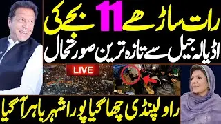LIVE: Adyala Jail Aleema Khan Reached to Adiala Jail Protest & Dharna For Justice
