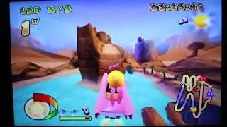 Pac-Man World Rally (Nintendo GameCube) #2 Easy Grape Cup (1/2)