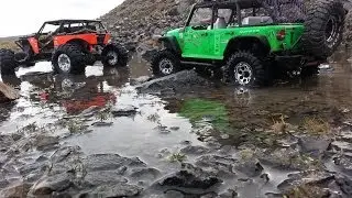 Axial Wraith v's SCX10 Jeep Rubicon