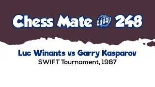 Garry Kasparov vs Luc Winants &bull; SWIFT Tournament - 2nd, 1987