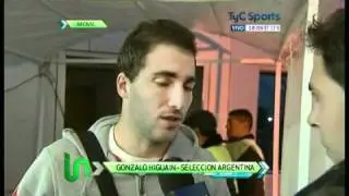 Gonzalo Higuain TyC Sports Interview