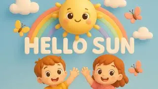 Привет, солнышко ☀️ | Милая детская песенка | Подпевайте 🌈