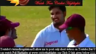 India vs West Indies 3rd Test, Dominica, 5th day July 10, 2011 Highlights