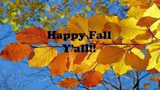 Happy Fall Let's Make: Card Idea