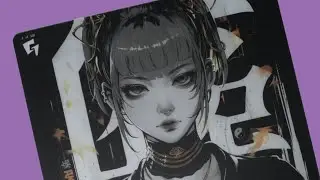 最も表面が滑らかなガラスマウスパッド GLSSWRKS Akari