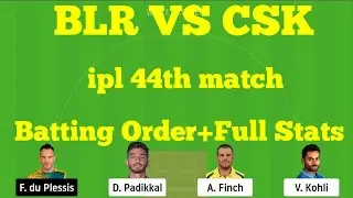 #cricket #ipl rcb vs csk Dream11 team playing 11 match prediction| blr vs csk Dream11 today match