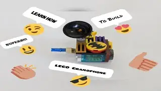 Видео о том, как построить работающий LEGO ГРАММОФОН