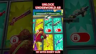 HOW TO GET UNDERWORLD ASSAULT RIFLE 1V1 WITH EVERY GUN - HIVE @hivecr8  #fortnite