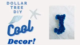 #shorts | Easy Monogram DIY | Blue Floral DIY | Cool Summer DIY | Dollar Tree DIY | Sun's Arts