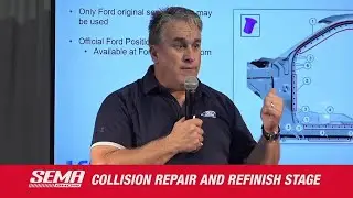 SEMA 2021: информация о ремонте Ford, процедуры анализа столкновений с алюминиевыми деталями и об...