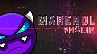 COOLEST DEMON EVER! - Marenol by Ph4lip (Geometry Dash 2.1)