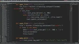 53  Python Tkinter Tutorial 6 Text Editor
