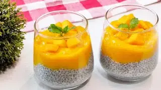 Mango Chia Pudding | Healthy Breakfast Recipe for Weight Loss | Summer Special-Mango Chia Pudding