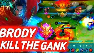 UNSTOPPABLE😱BRODY SAVAGE🔥Offlane Gameplay💯 | FAST FARM💯&Brody Montage Gameplay / MLBB