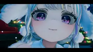 Я посетила зимнюю страну чудес INKWELL от Шиори из Hololive в #VRChat.