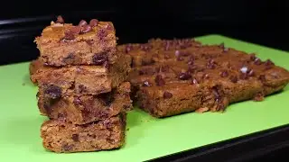 Fudgy Chickpea Cookie Dough Bars