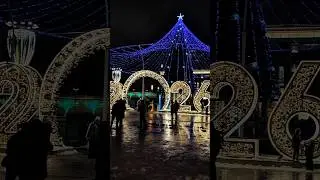 beautiful NEW YEARS DECOR IN MOSCOW 🎉🎄