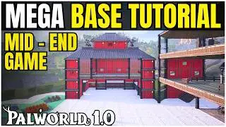 Palworld 1.0 Base Build Tutorial! (The Ultimate All In 1 Base) Part 1