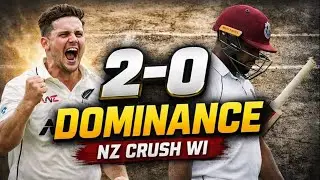 2&ndash;0 DOMINANCE! New Zealand Clinch Test Series vs West Indies