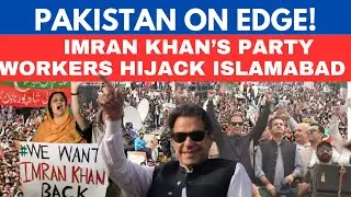 Imran Khan Supporters Clash with Cops as PTI Moves Towards Islamabad I Islamabad on High Alert