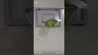 How to NEVER MISS on a mini hoop #basketball #nba