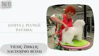 Janita J. Plungė patarimai. Kaip naudoti tieses žirkles?