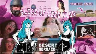 Slice of Life Vlog | Touching Grass, Lana del Rey, Foodie Beauty, Gossip, & Laundry | Desert Mermaid
