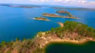 Lake Ouachita Arkansa 2020 from a drone