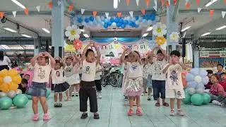การแสดงของน้องอนุบาล 2 เนื่องในวันเด็กแห่งชาติ ปี 2569 โรงเรียนศูนย์รวมน้ำใจ