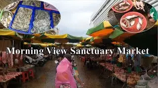 Morning View of Sanctuary Market/Pochentong/Phnom Penh