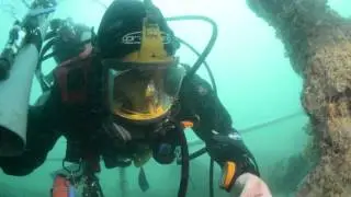 Excavating on Invincible 1744, June 2017