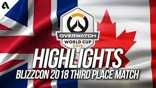 Team UK vs Team Canada | Overwatch World Cup 2018 Third Place Match Highlights