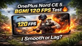 OnePlus Nord CE 5 - 120 FPS BGMI Test, Heating & Battery Test 🔥