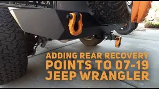 GearAmerica Uber Shackles for Recovery Points! New Bumper on the JK!