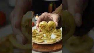 Heart Samosa ❤️ | Cute & Crispy Valentine Snack Idea #shorts