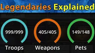 Gems of War: ALL Legendary Troops Explained | 1,000 Troop Special