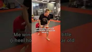 Me when I win a UFC title (I heel hooked a 47 year old dad of 3) #funny #jiujitsu #mma #ufc #fight