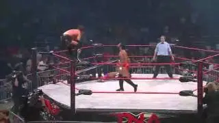 Chris Sabin finisher - Top Rope Springboard Tornado DDT