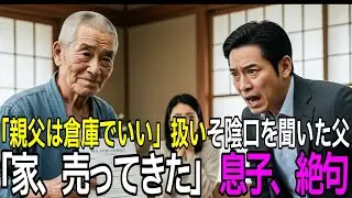 「名義をよこせ！」父をゴミ扱いした息子夫婦の末路→翌日、父が家を売却し退去宣告ｗ【スカッとする話】【朗読】