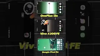 OnePlus 13s vs vivo X200 FE vs Pixel 9a - Free Fire open test
