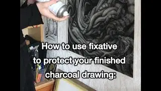 How to use Fixative Spray // Art-Tutorial // part of my art-process