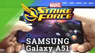 Marvel Strike Force GamePlay on SAMSUNG Galaxy A51 - Performance Checkup & Game Settings