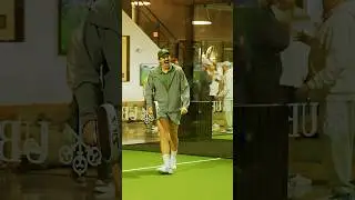 Andrew Shultz Shows Off His Padel Skills At The Reserve Cup Miami
