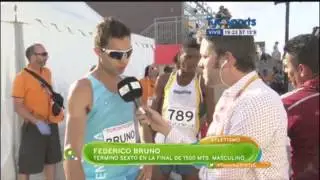 FEDERICO BRUNO 6TO EN 1500MT. JUEGOS PANAMERICANOS (NOTA TYC)