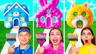 Домики Одного Цвета Челлендж | Война Пранков от Fun Fun Challenge